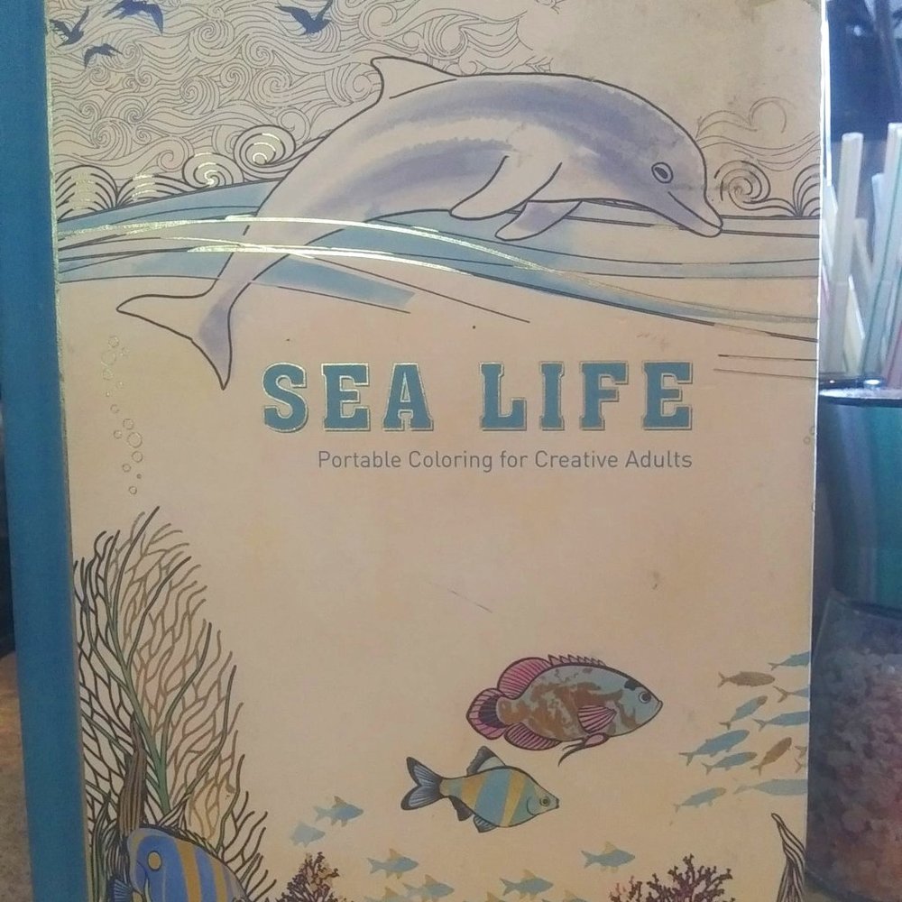 Sea Life Coloring Book ( Hardcover)